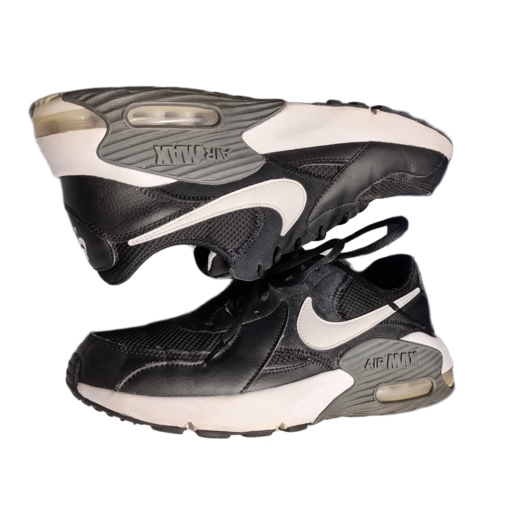 Nike Air Max Excee Running Sneakers Mens US 9.5 Black White Low Top CD4165-001